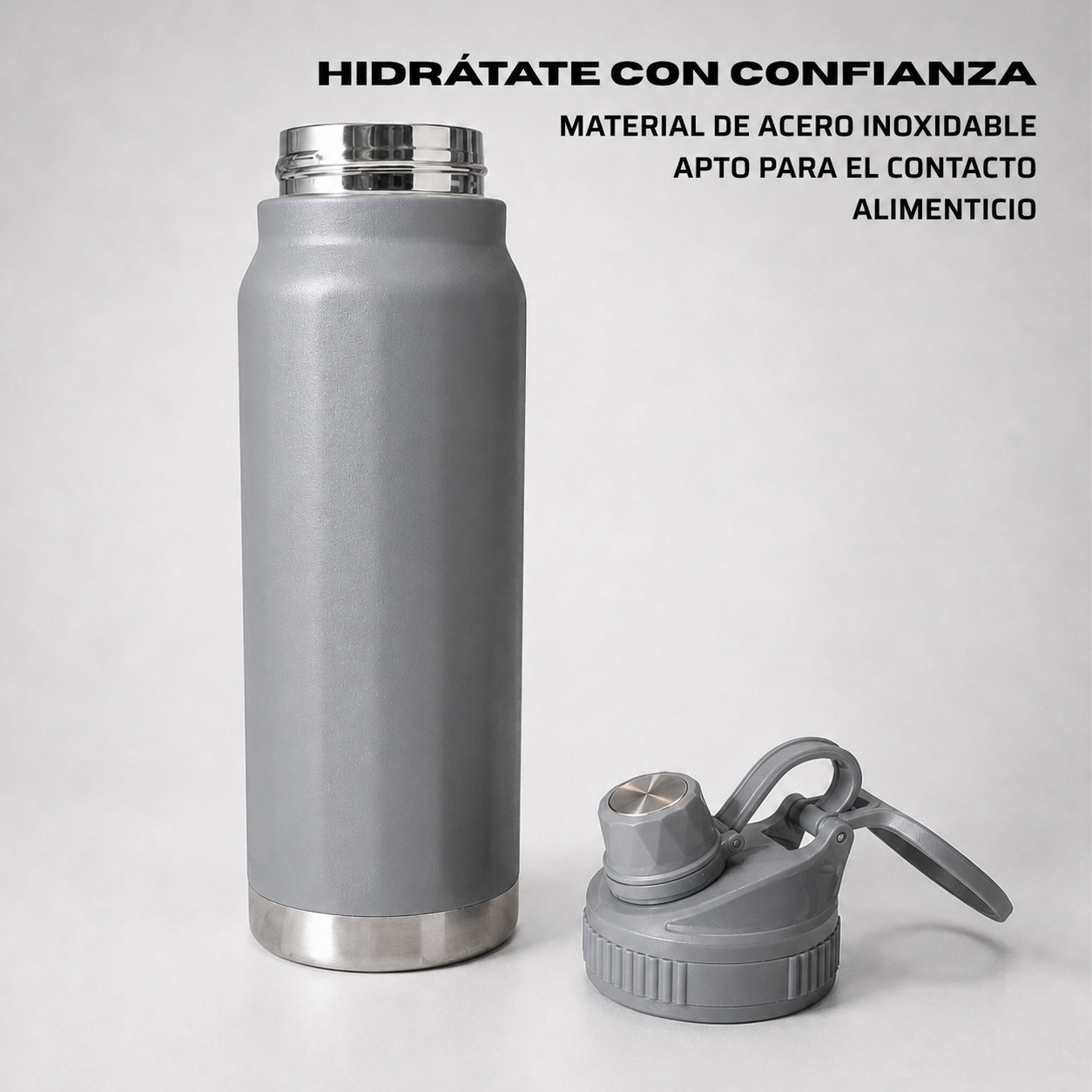 Botella Deportiva | Acero Inoxidable 800 ml