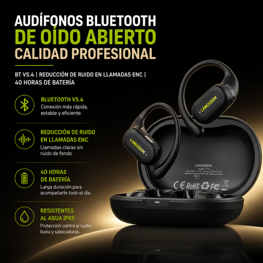 Audifono Langsdom TS19 | Deportivo de Oído Abierto