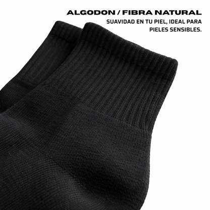 Calcetines Deportivos Negros (39–43) |  Pack de 3 pares