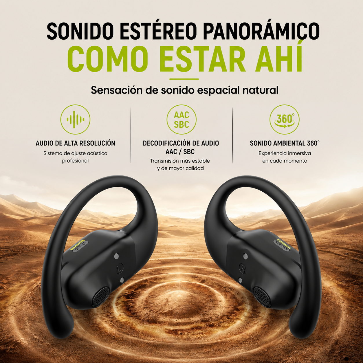 Audifono Langsdom TS19 | Deportivo de Oído Abierto