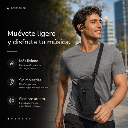 Pack Bolso Magnético Superior + Audífonos Langsdom TS19